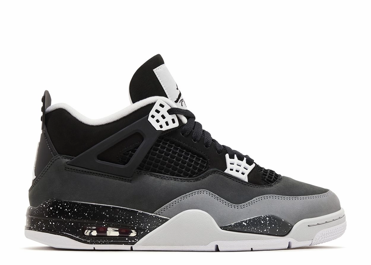 perforated - upper shoes Air Jordan 4 Retro "Fear" (2024)