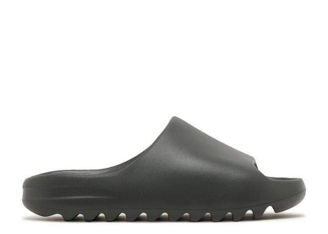 Adidas Yeezy Slide Dark Onyx Zip Design Casual Mood