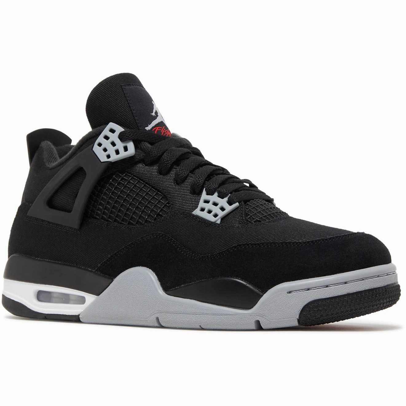 Air Jordan 4 Retro SE "Black Canvas" (2022) all - terrain running shoes generic - brand shoes