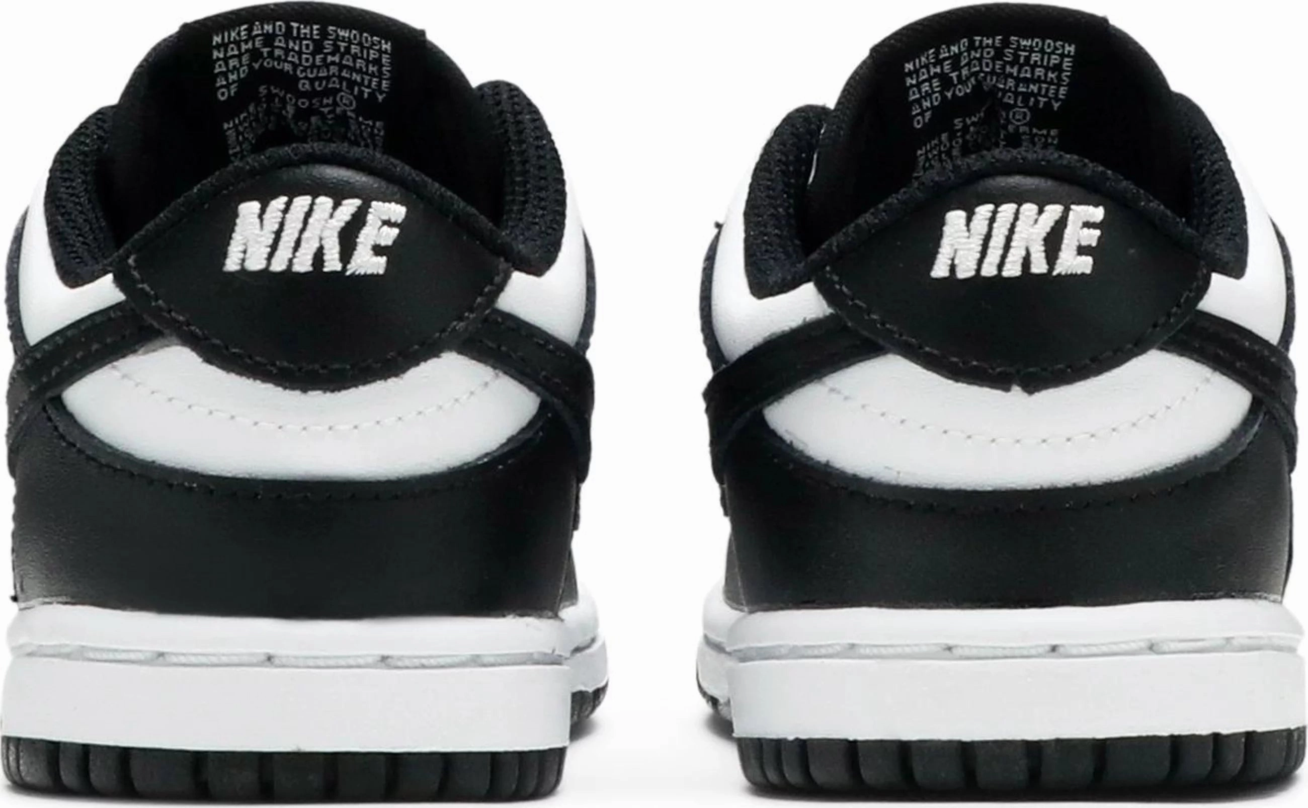 Nike Dunk Low Panda (TD) running in a 20K shoes