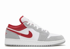 Jordan 1 Low Smoke Grey Gym Red (GS) Walking globally - sourced
