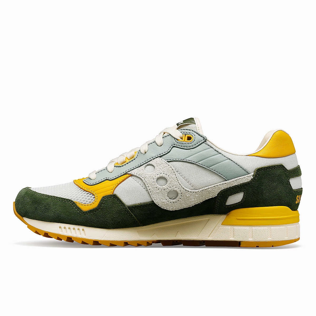 Active Comfort solid - colored shoes Saucony Shadow 5000 PRM 'Light Grey/Green'