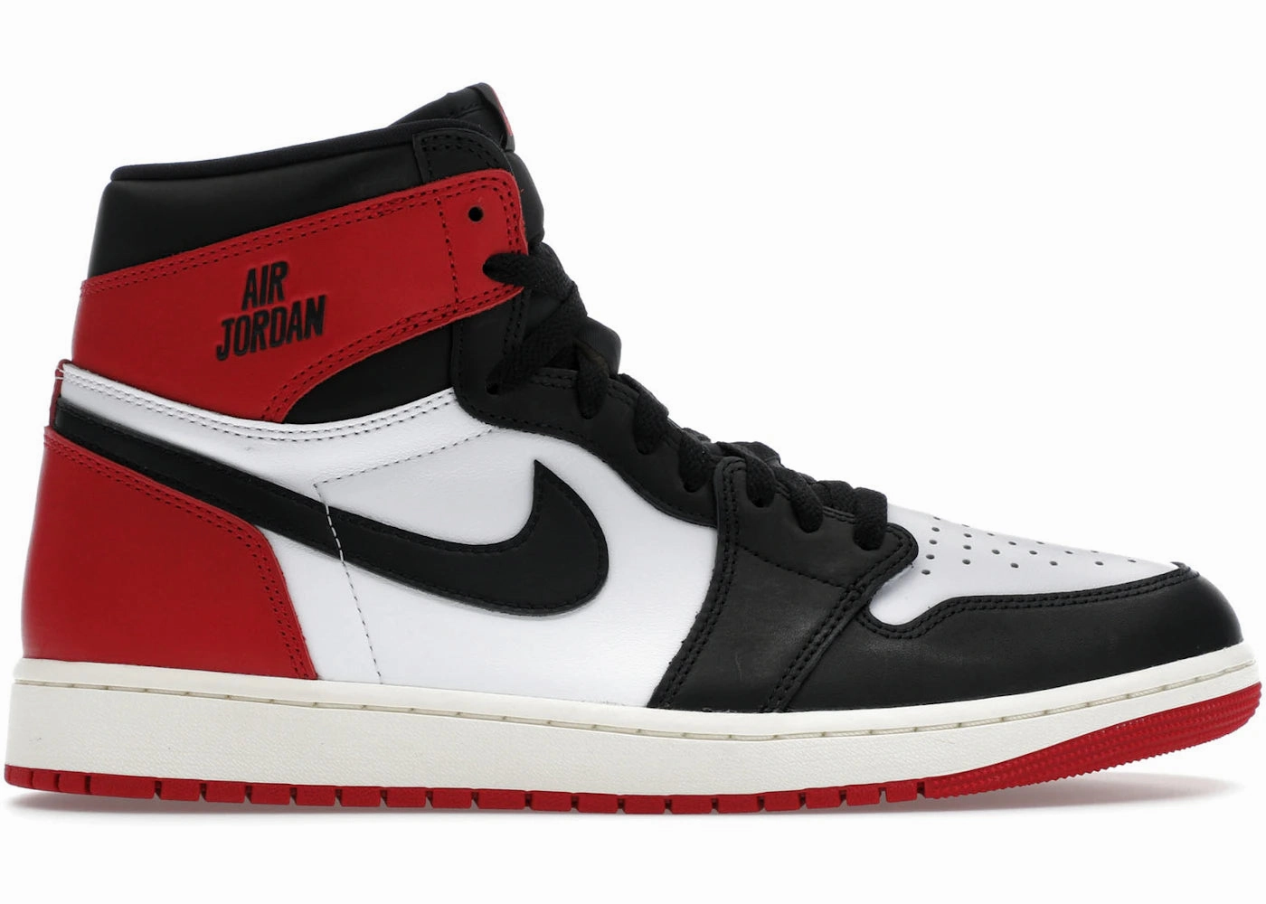 Jordan 1 Retro High OG Black Toe Reimagined Sport Driven Shallow Footprint