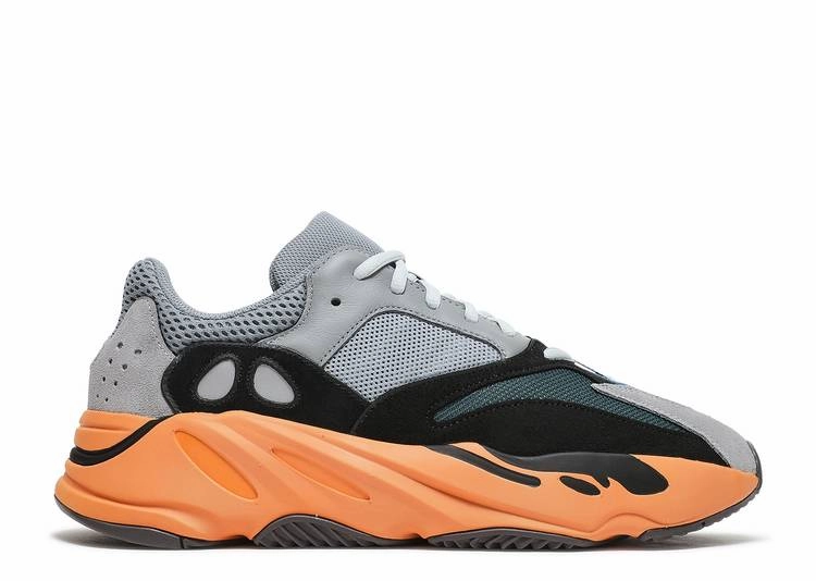Street Day Scenic Step Adidas Yeezy Boost 700 V1 Wash Orange