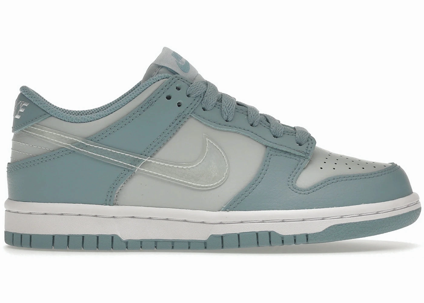 Nike Dunk Low Clear Blue Swoosh outdoor track running option