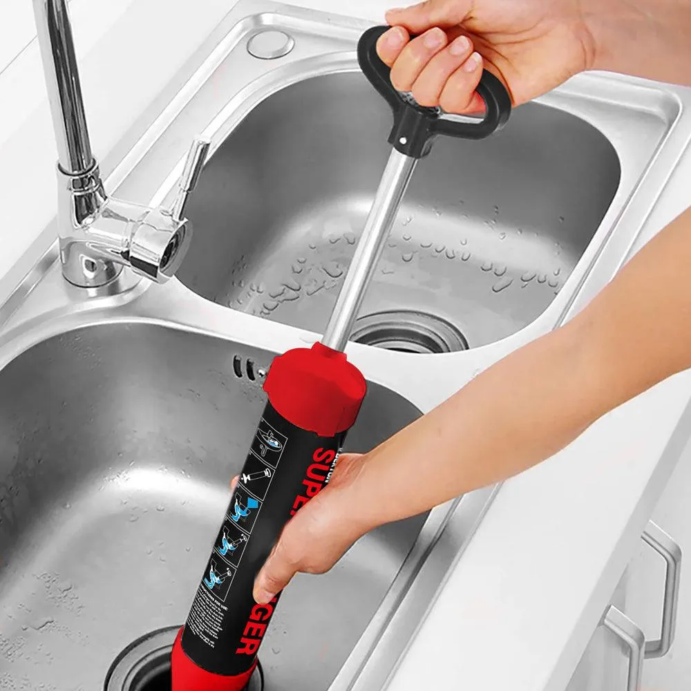 Dekton Super Plunger | Clears Tough Clogs with Ease