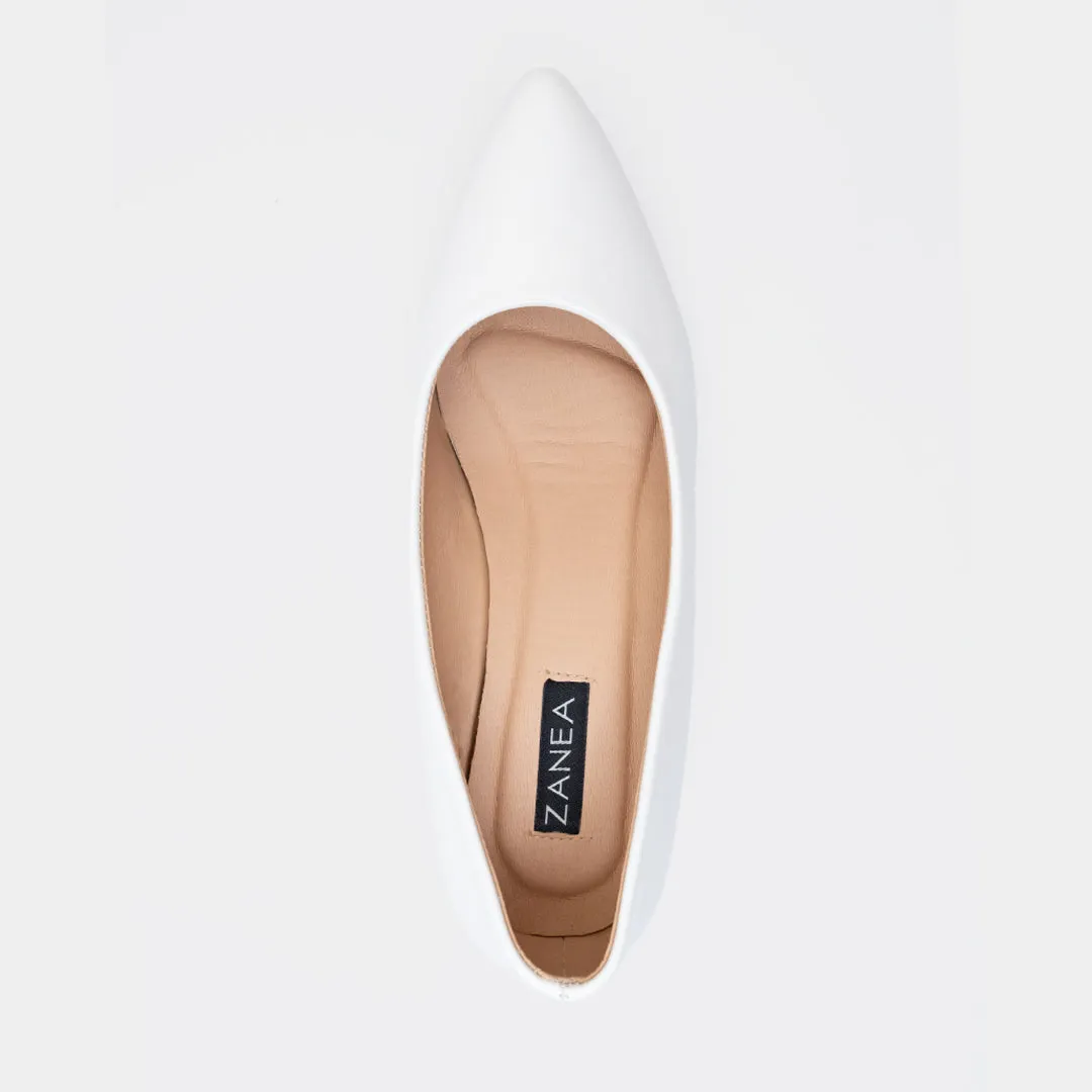Devon Flats (White)