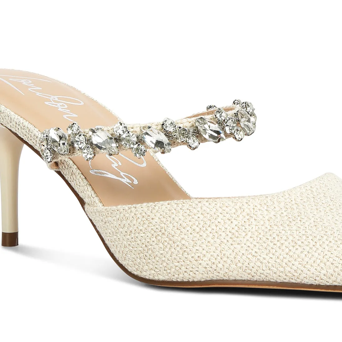 Diamante Stiletto Sandals