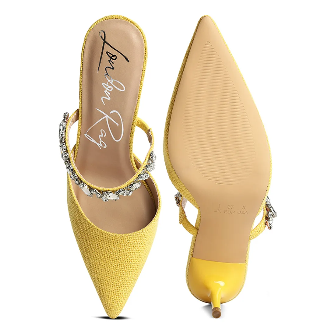 Diamante Stiletto Sandals