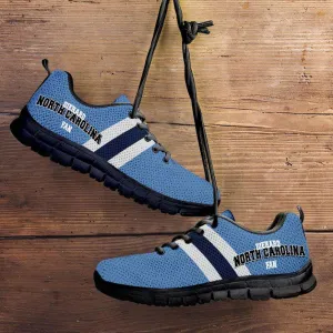 Diehard North Carolina Fan Mesh Fabric Running Shoes