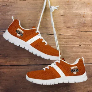Diehard Texas Fan Mesh Fabric Running Shoes Orange