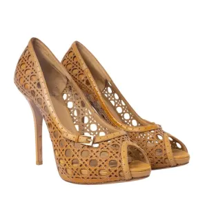 Dior Cannage Cut-Out Pumps