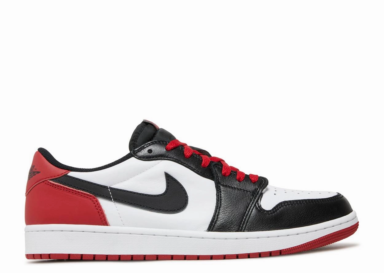 Jordan 1 Low OG Black Toe (2023) (GS) bold - patterns - style shoes