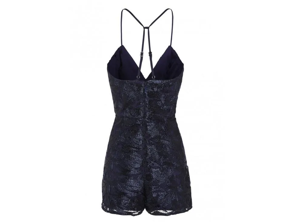 Disco Night Playsuit (Ink)