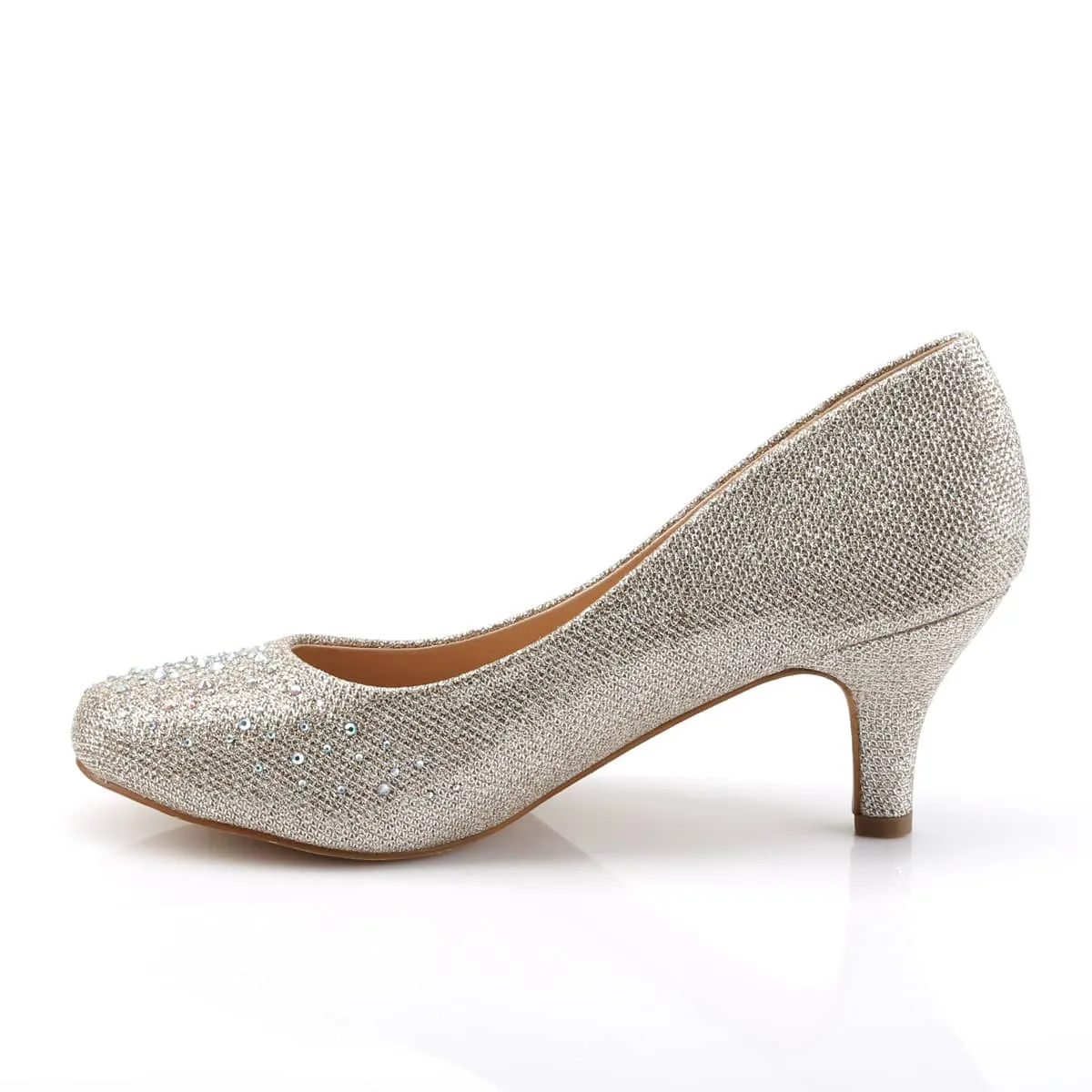 DORIS-06 Glitter Kitten Heels