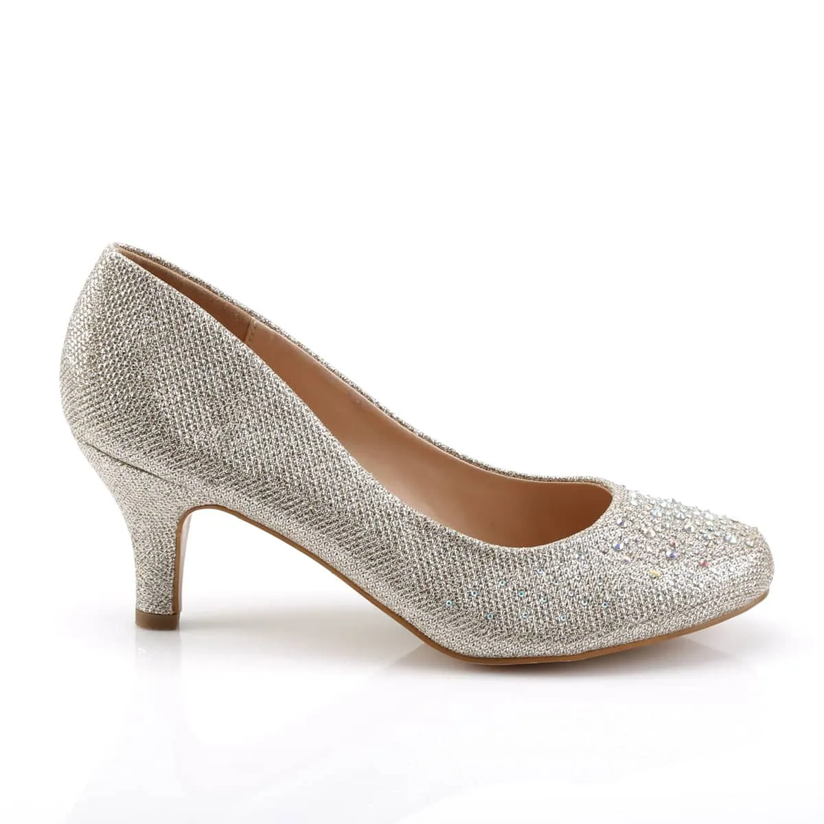 DORIS-06 Glitter Kitten Heels