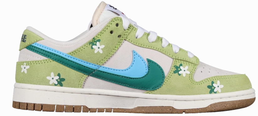 Dunk Low SE 85 Double Swoosh Flowers running in the wind shoes cartoon - themed running shoes