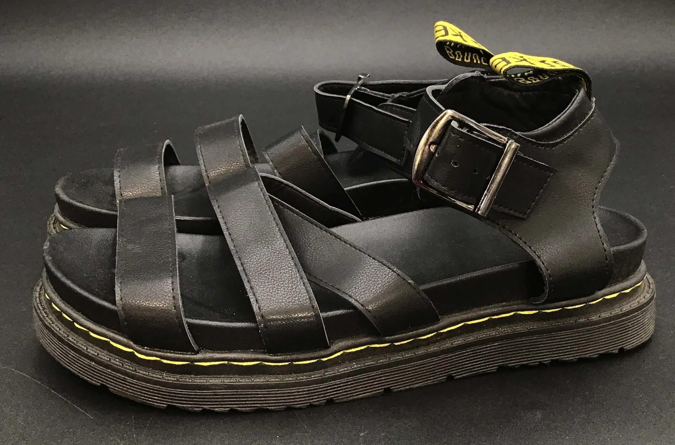 Dr. Martens Women's Black Gladiator Sandals - Size EUR 41