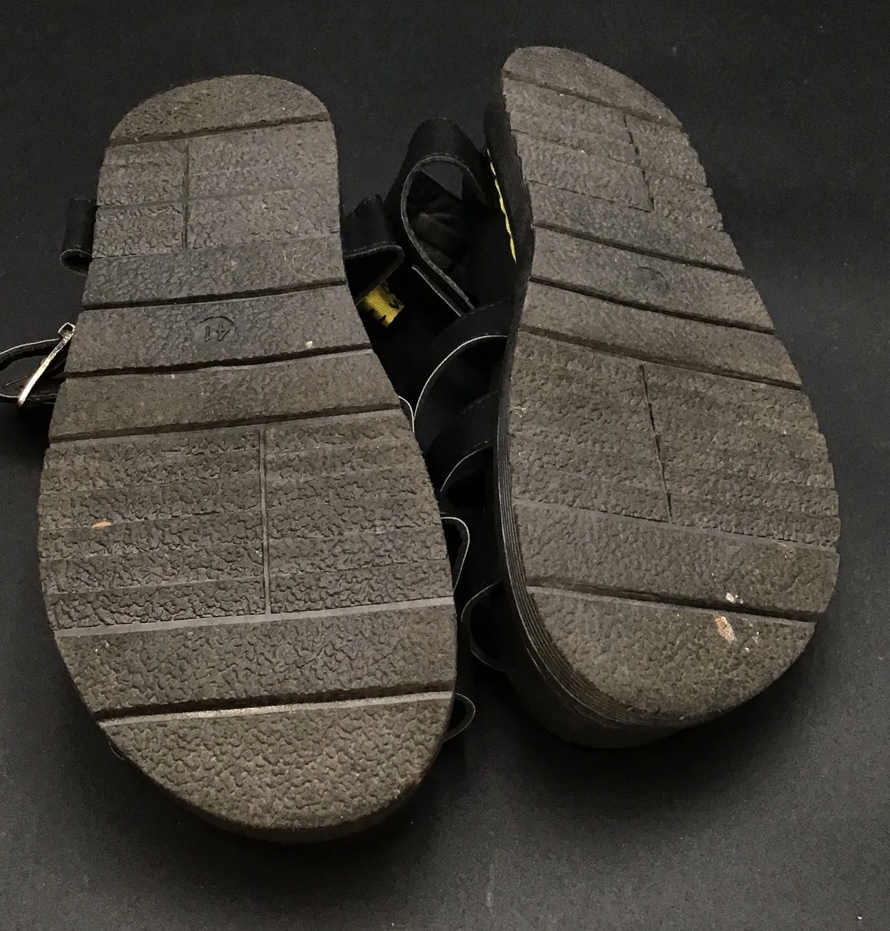 Dr. Martens Women's Black Gladiator Sandals - Size EUR 41