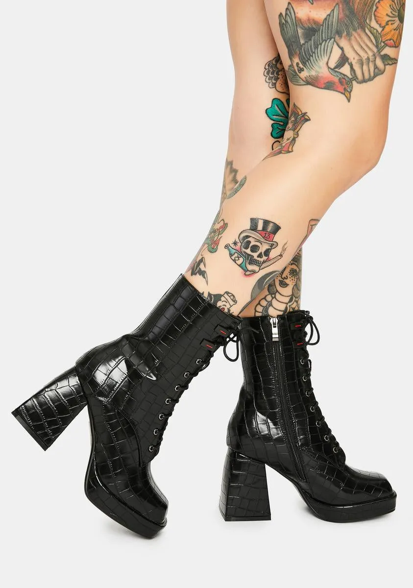 Draft Square Toe Boots