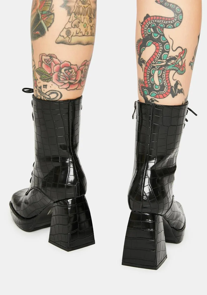 Draft Square Toe Boots