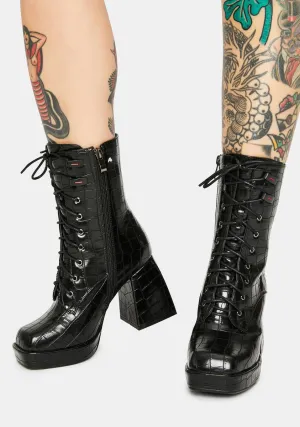 Draft Square Toe Boots