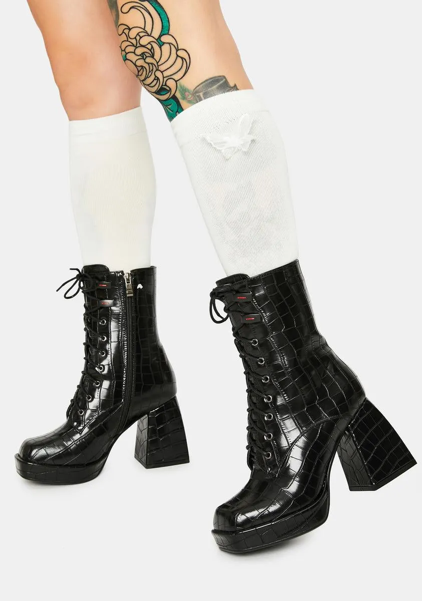 Draft Square Toe Boots