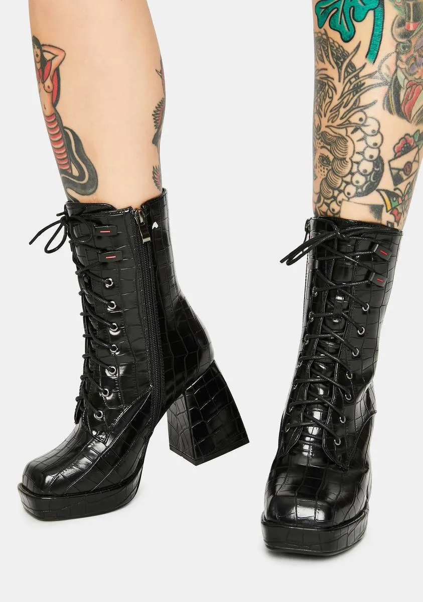 Draft Square Toe Boots