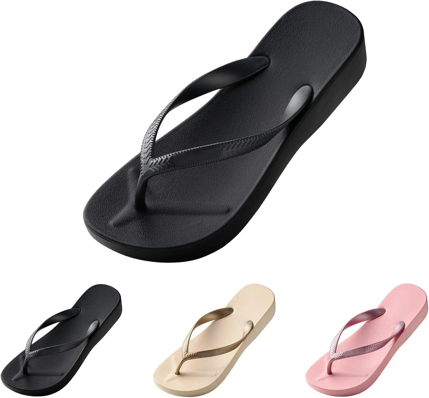 Dressy Sandals for Women 2025 Fashion Dressy Comfy Flip Flops Summer Breathable Wide Width Non Slip Beach Slippers Zapatos para Mujer Sandalias para Mujer