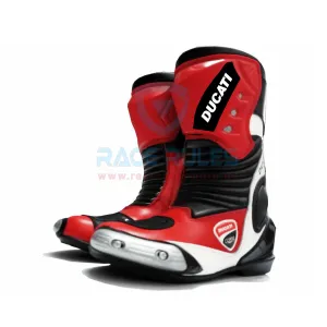 Ducati Corse Leather Motorcycle Boots