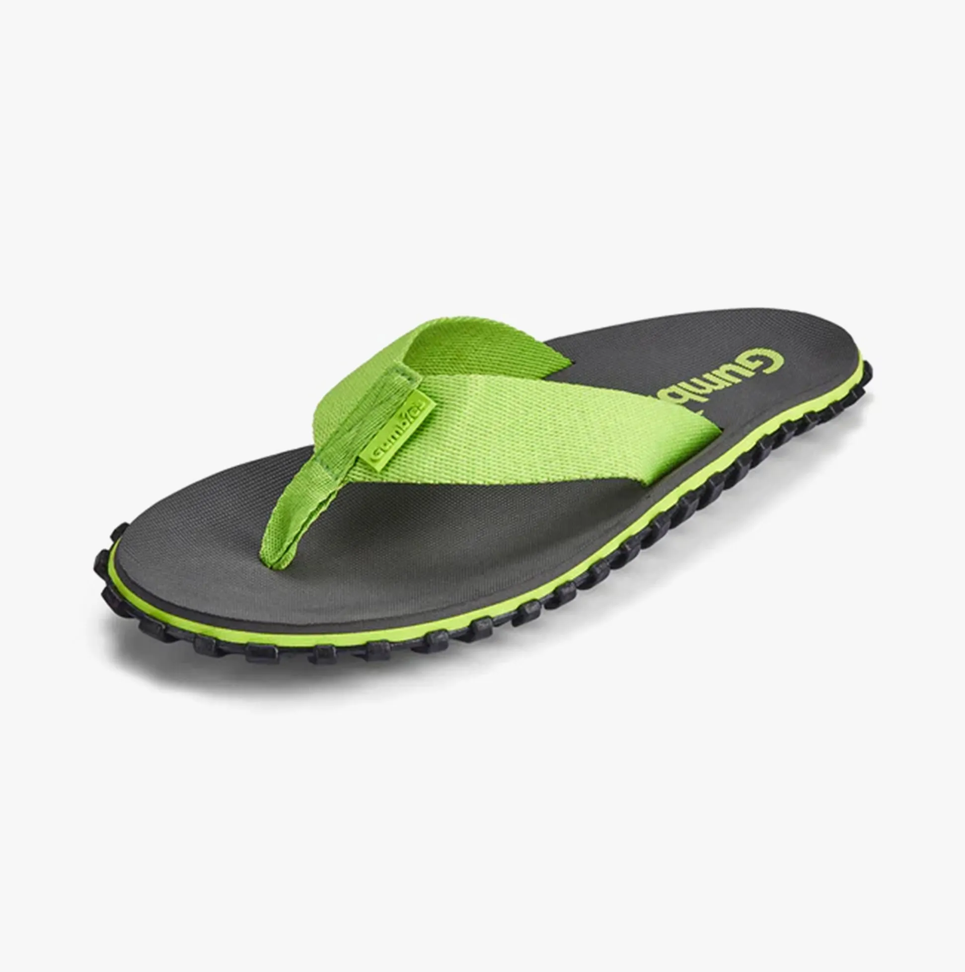 DUCKBILL Unisex Flip-Flops Grey & LIme