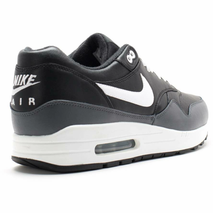 Day Long Wear Anti   Static Air Max 1 Leather "Black Grey White"