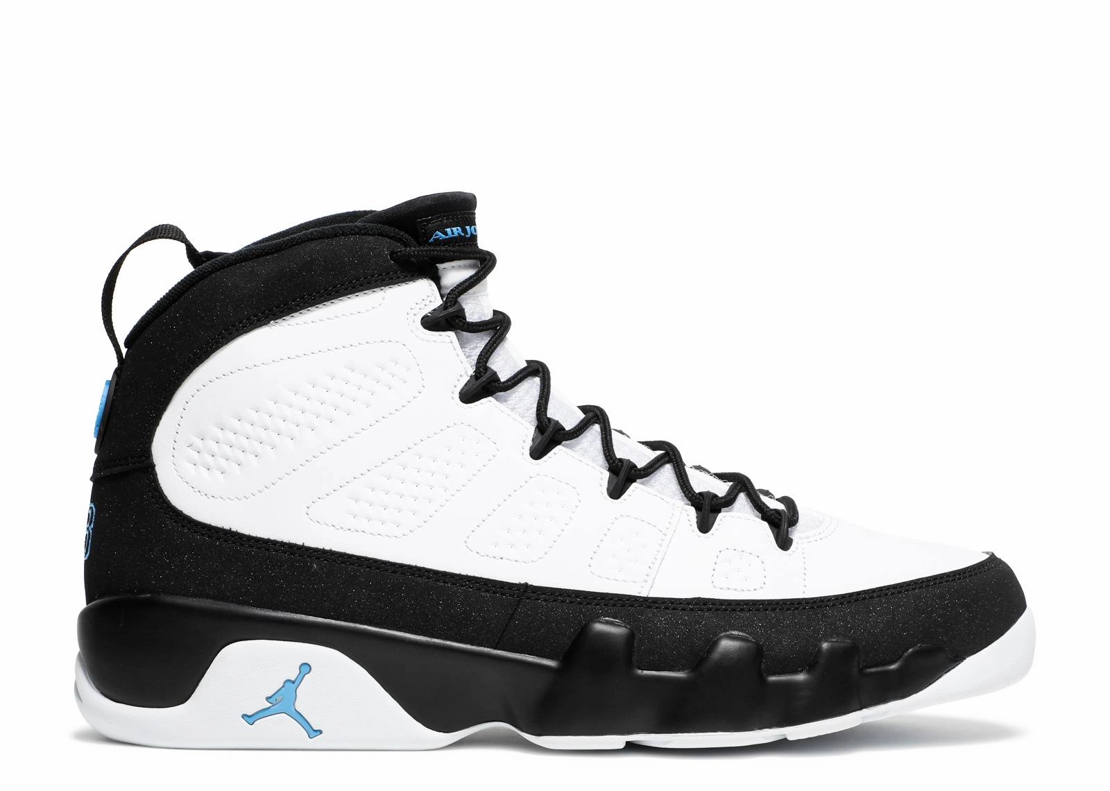 High-top Jordan 9 Retro University Blue