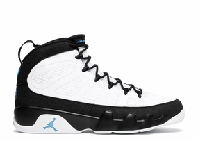 High-top Jordan 9 Retro University Blue