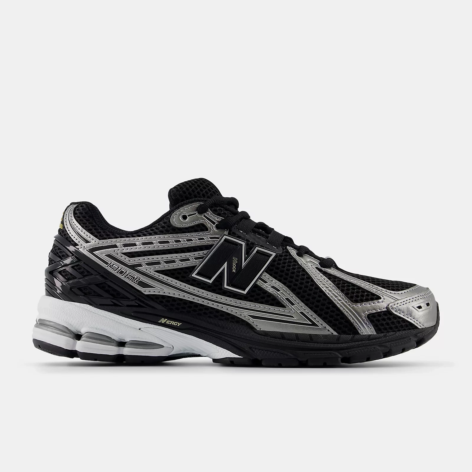 Ergonomic Fit Smooth Feel New Balance 1906R 'Black/Dark Silver Metallic'
