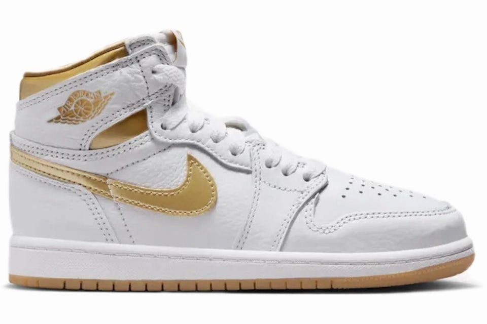 Rubber Traction Jordan 1 Retro High OG Metallic Gold