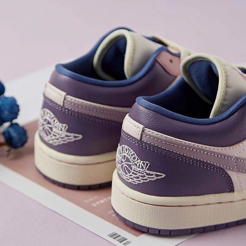 Power Move Energy Return Technology Air Jordan 1 Low 'Pastel Plum'