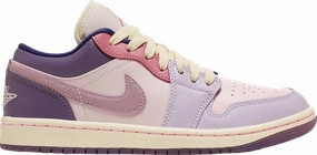 Air Jordan 1 Low 'Pastel Plum' Traction Optimized Grip Casual cushioning