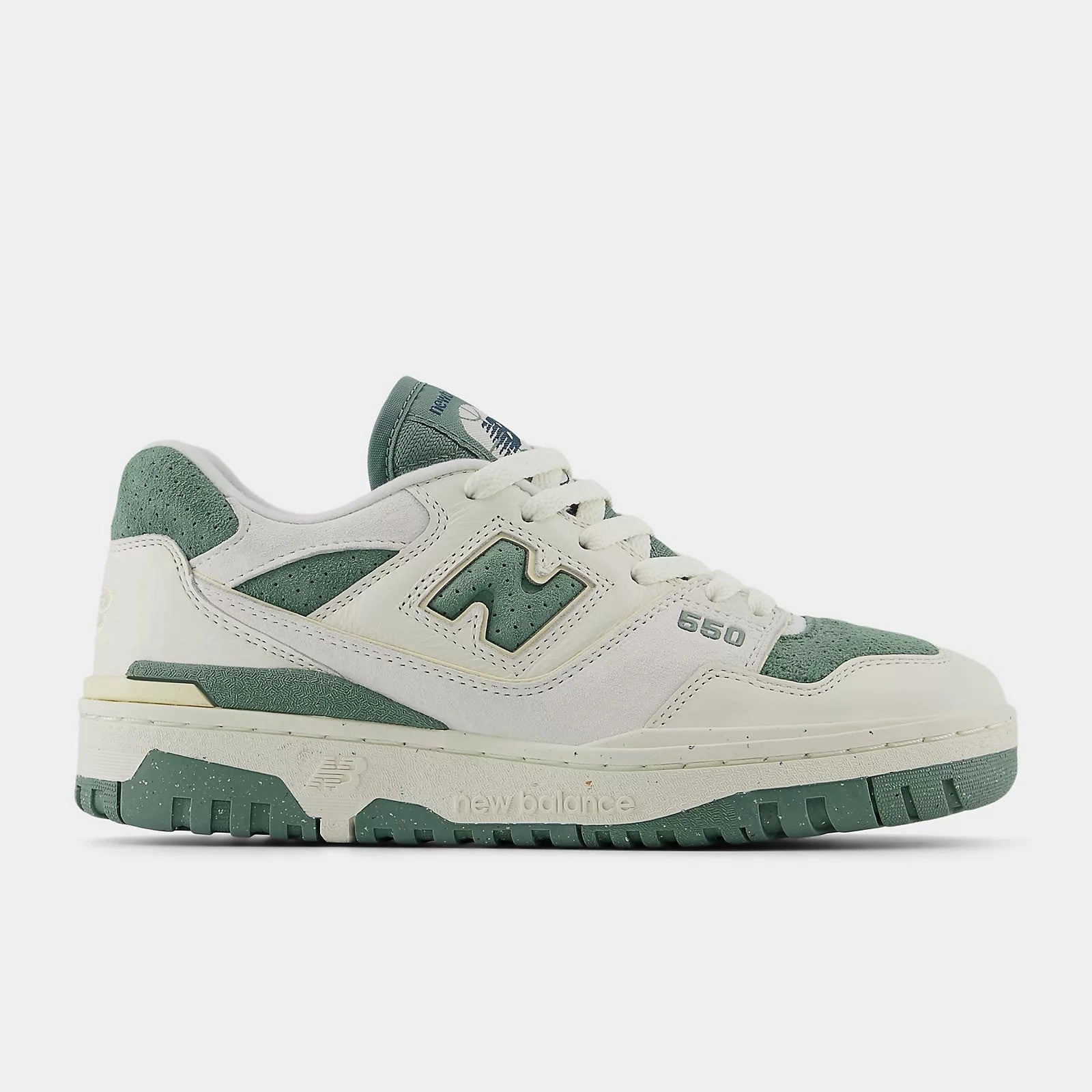 Women's New Balance 550 'Sea Salt/Dark Juniper' Park Ready