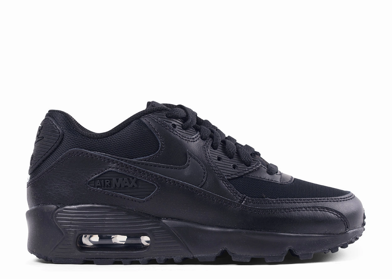 Air Max 90 (GS/Juniors) "Black Mesh" (2016) Strong Stitching Aerodynamic Shape