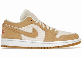 Jordan 1 Low SE Twine Orange Quartz Corduroy Step Focus