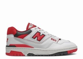 New Balance 550 White Red Fashion Layer RaisedSole