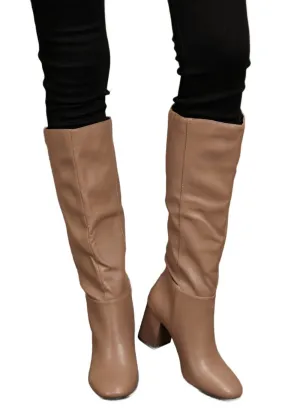 East Lion Corp Block Heel Knee High Boots