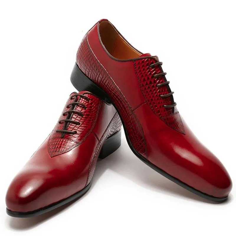 Ebonique Croctex Lace Oxfords