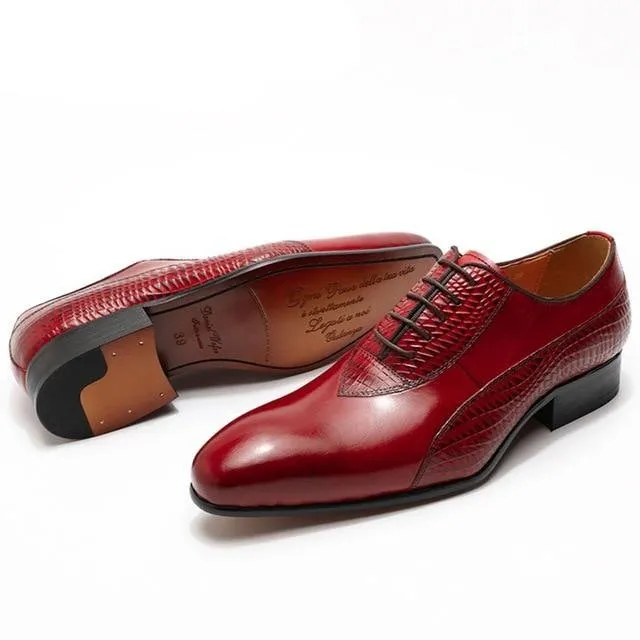 Ebonique Croctex Lace Oxfords