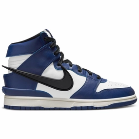 asphalt - road - runner dance - themed running wear Ambush X Nike Dunk High (Deep Royal) (2021)