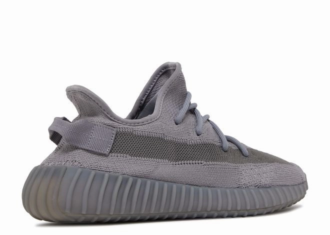 High Top Adidas Yeezy Boost 350 V2 Steel Grey