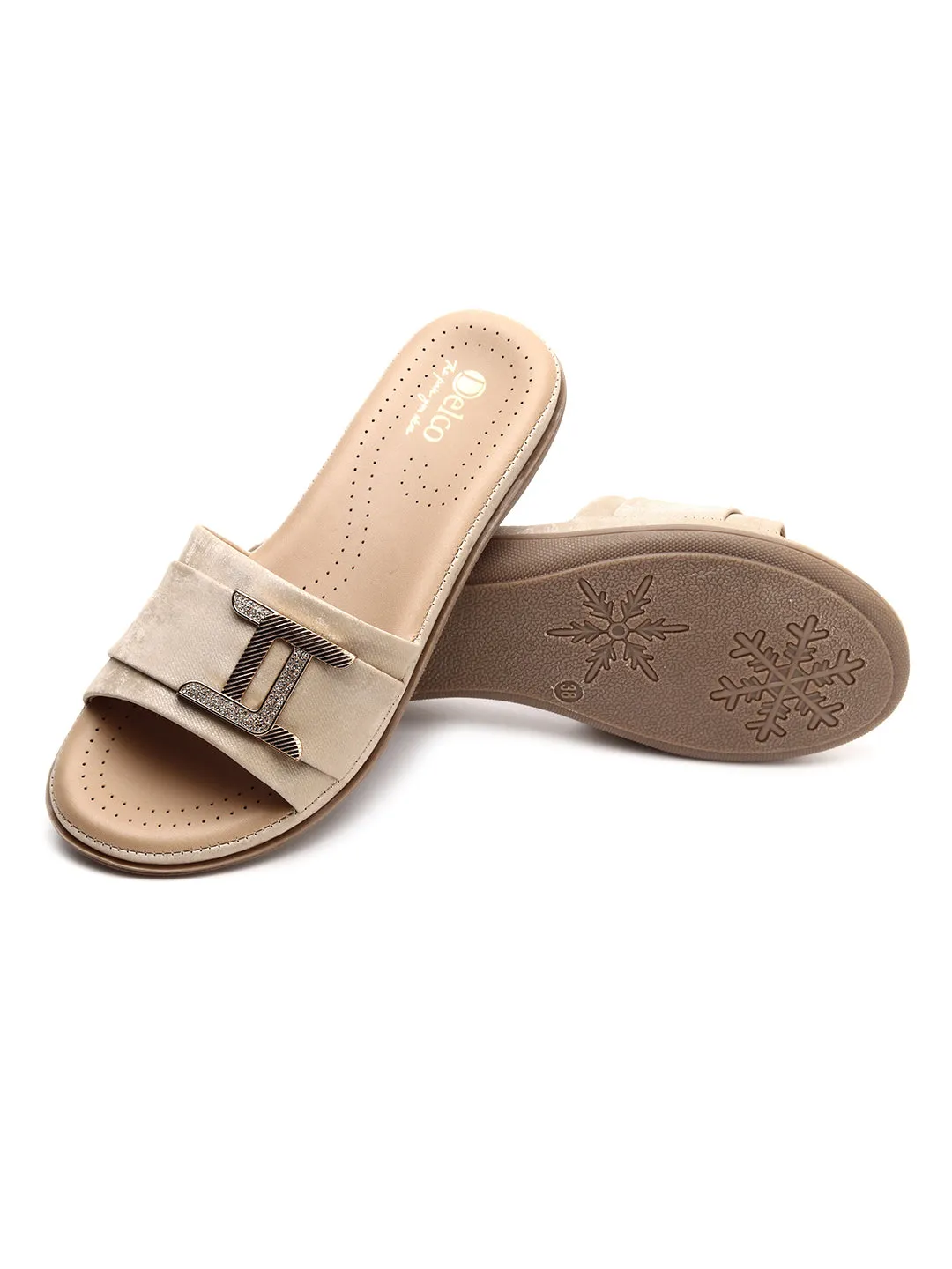 Effortless Casual Style Muse Flat Slip-Ons