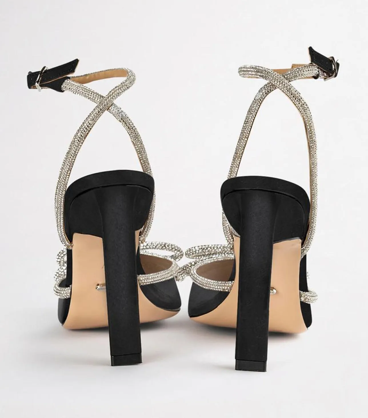 Elsie Black Satin
