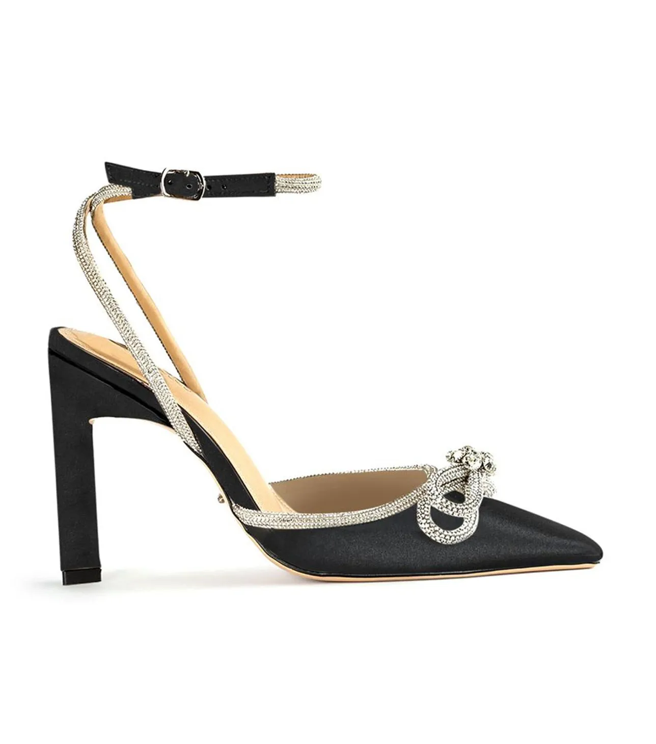 Elsie Black Satin